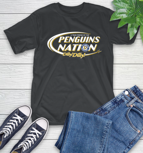 NHL A True Friend Of The Pittsburgh Penguins Dilly Dilly Hockey Sports T-Shirt