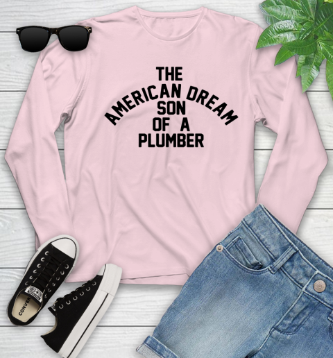 Dusty Rhodes Son Of A Plumber Shirt Youth Long Sleeve 7