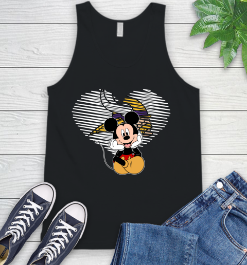 NFL Minnesota Vikings The Heart Mickey Mouse Disney Football T Shirt_000 Tank Top