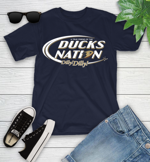 NHL A True Friend Of The Anaheim Ducks Dilly Dilly Hockey Sports Youth T-Shirt 2