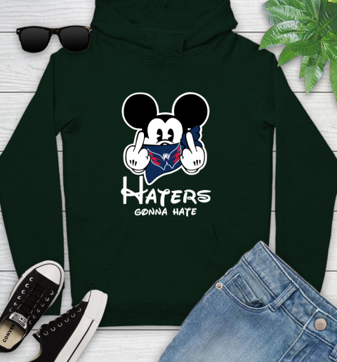 NHL Washington Capitals Haters Gonna Hate Mickey Mouse Disney Hockey T Shirt Youth Hoodie 14