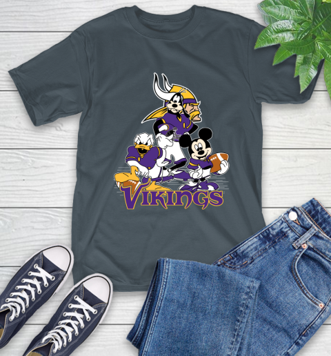 NFL Minnesota Vikings Mickey Mouse Donald Duck Goofy Football Shirt T-Shirt 10
