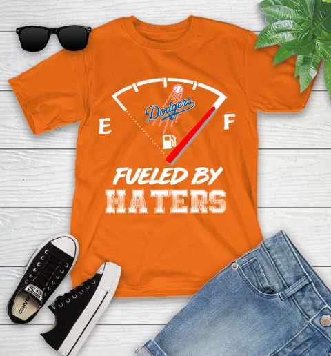 Los Angeles Dodgers MLB Baseball Fueled By Haters Sports Youth T-Shirt 9
