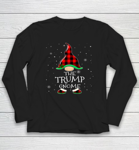 Trump Gnome Matching Family Group Christmas Party Pajama Long Sleeve T-Shirt
