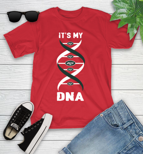 New York Jets NFL Football It's My DNA Sports (1) Youth T-Shirt 13