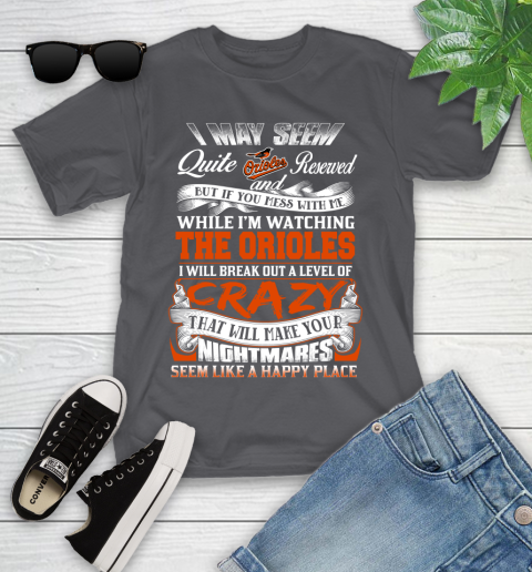 Baltimore Orioles MLB Baseball Don't Mess With Me While I'm Watching My Team Youth T-Shirt 6