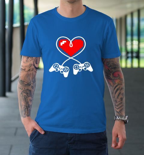 This Is My Valentine Pajama Shirt Gamer Controller T-Shirt 7