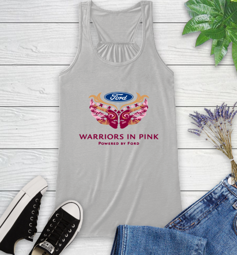 Ford cares warriors in pink Racerback Tank