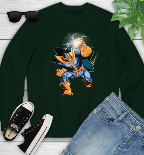 San Jose Sharks NHL Hockey Thanos Avengers Infinity War Marvel Youth Sweatshirt 9