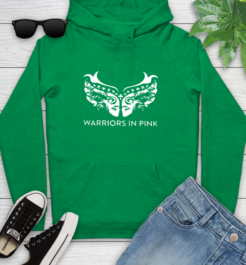 Ford cares warriors in pink shirt Youth Hoodie 9