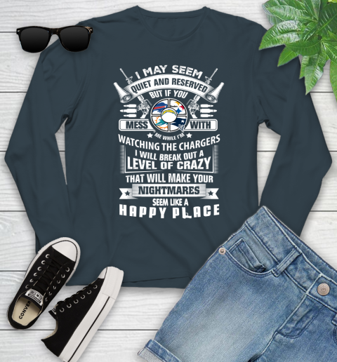 Los Angeles Rams NFL Football Don't Mess With Me While I'm Watching My Team Sports (2) Youth Long Sleeve 9