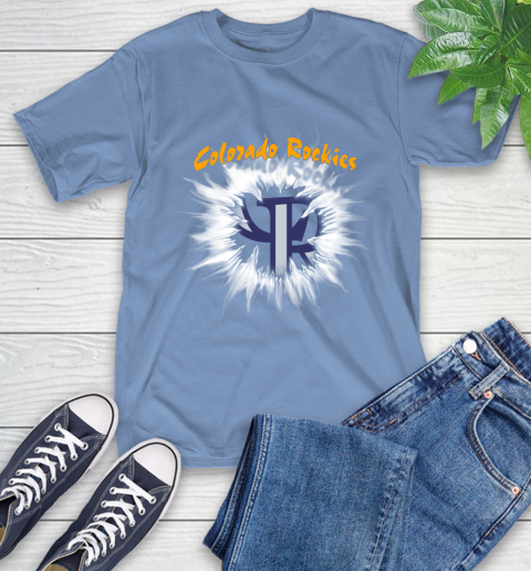 Colorado Rockies MLB Baseball Adoring Fan Rip Sports T-Shirt 12