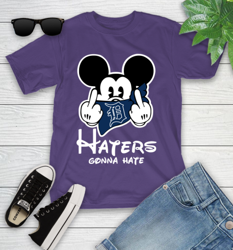 MLB Detroit Tigers Gonna Hate Mickey Mouse Disney Baseball T Shirt_000 Youth T-Shirt 3