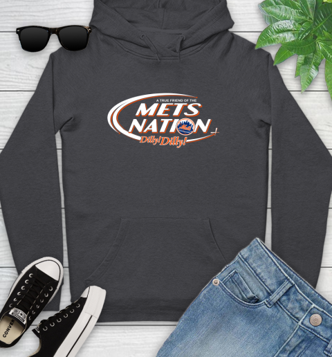 MLB A True Friend Of The New York Mets Dilly Dilly Baseball Sports Youth Hoodie 8