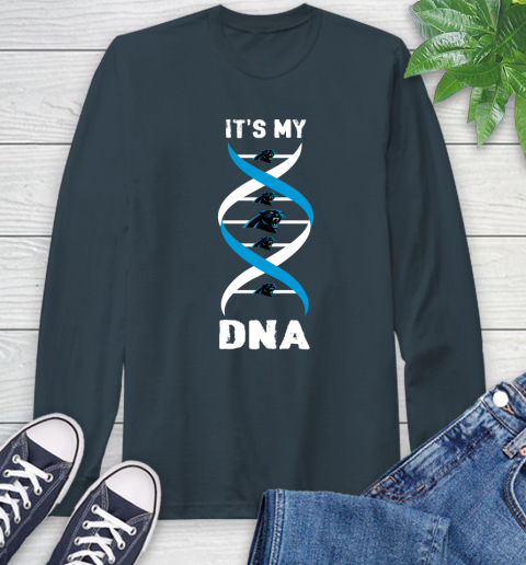 Carolina Panthers NFL Football It's My DNA Sports Long Sleeve T-Shirt 9