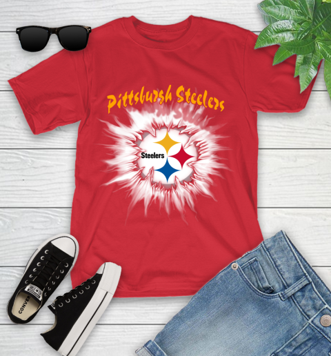Pittsburgh Steelers NFL Football Adoring Fan Rip Sports Youth T-Shirt 13
