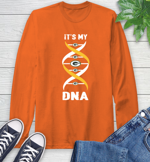 Green Bay Packers NFL Football It's My DNA Sports Long Sleeve T-Shirt 4