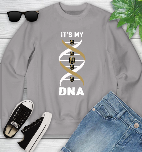 Vegas Golden Knights NHL Hockey It's My DNA Sports Youth Sweatshirt 3