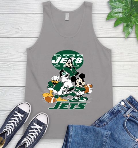 NFL New York Jets Mickey Mouse Donald Duck Goofy Football Shirt Tank Top 3