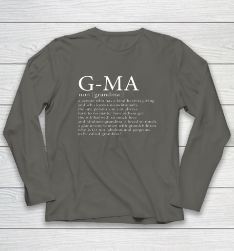 G Ma Definition Grandma Mother's Day Long Sleeve T-Shirt 4