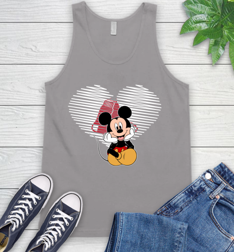 MLB Boston Red Sox The Heart Mickey Mouse Disney Baseball T Shirt_000 Tank Top 3