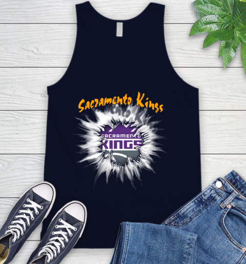 Sacramento Kings NBA Basketball Rip Sports Tank Top 2