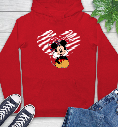 NBA Washington Wizards The Heart Mickey Mouse Disney Basketball Hoodie 10