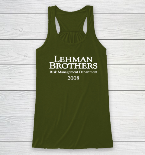 Lehman Brothers Risk Management Racerback Tank 2