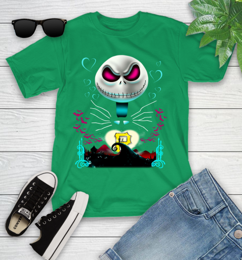 MLB Pittsburgh Pirates Jack Skellington Sally The Nightmare Before Christmas Baseball Youth T-Shirt 8
