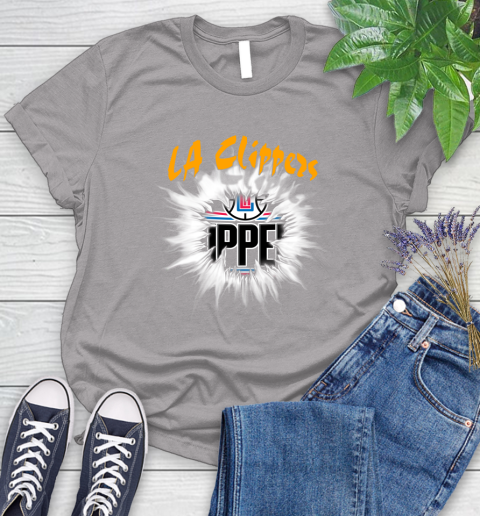 LA Clippers NBA Basketball Rip Sports Women's T-Shirt 5