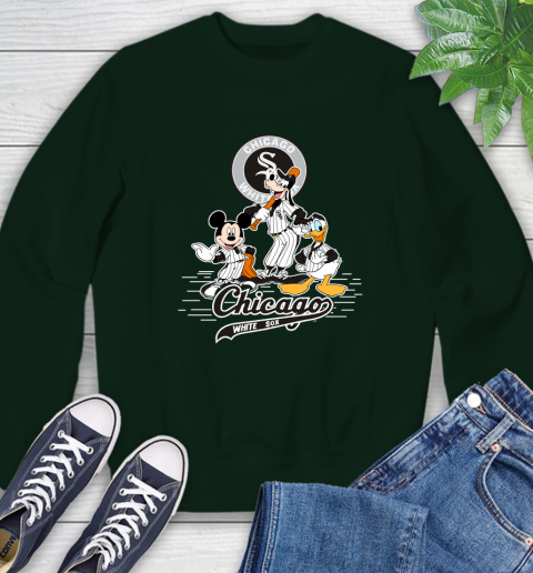 MLB Chicago White Sox Mickey Mouse Donald Duck Goofy Baseball T Shirt Sweatshirt 12