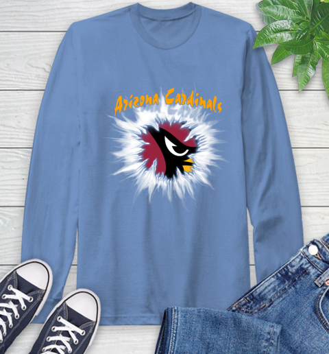 Arizona Cardinals NFL Football Adoring Fan Rip Sports Long Sleeve T-Shirt 12