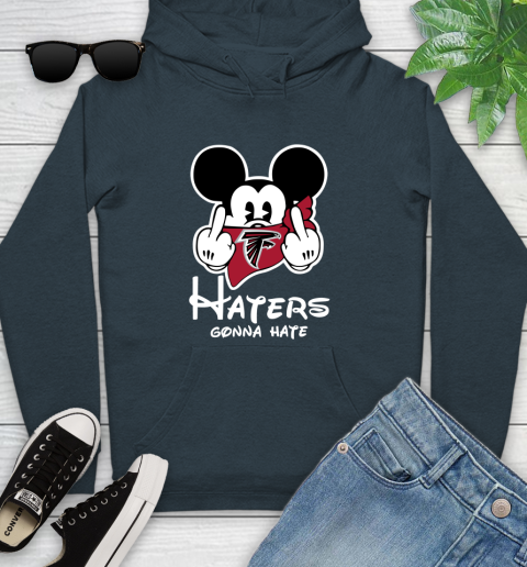 NFL Atlanta Falcons Haters Gonna Hate Mickey Mouse Disney Football T Shirt Youth Hoodie 10