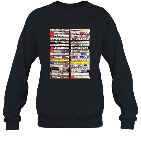 Punk Mix Tapes on a T Shirt Awesome Punk Fans Gift Shirts Sweatshirt