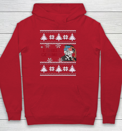 Ronald Reagan Hippies American Flag Ugly Christmas Sweater Hoodie Tee For Sports