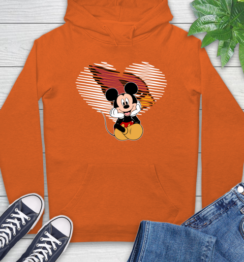 NFL Arizona Cardinals The Heart Mickey Mouse Disney Football T Shirt_000 Hoodie 4