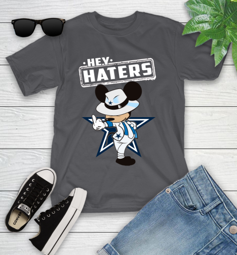 NFL Hey Haters Mickey Football Sports Dallas Cowboys Youth T-Shirt 6