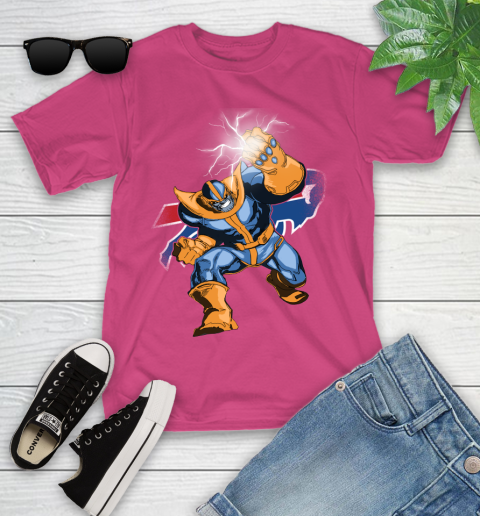 Buffalo Bills NFL Football Thanos Avengers Infinity War Marvel Youth T-Shirt 11