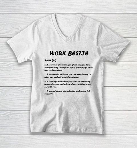 Work Bestie V-Neck T-Shirt