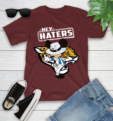 NFL Hey Haters Mickey Football Sports Jacksonville Jaguars Youth T-Shirt 14