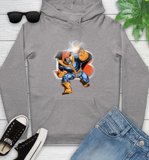 Cincinnati Bengals NFL Football Thanos Avengers Infinity War Marvel Youth Hoodie 6