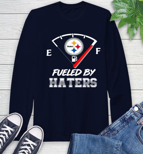 Pittsburgh Steelers NFL Football Fueled By Haters Sports Long Sleeve T-Shirt 3