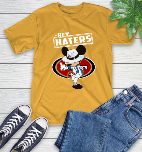 NFL Hey Haters Mickey Football Sports San Francisco 49ers T-Shirt 2