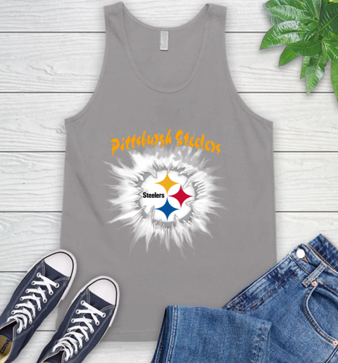 Pittsburgh Steelers NFL Football Adoring Fan Rip Sports Tank Top 3