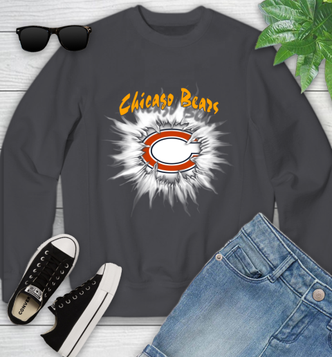 Chicago Bears NFL Football Adoring Fan Rip Sports Youth Sweatshirt 5