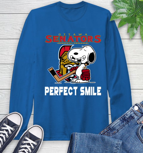 NHL New York Rangers Snoopy Perfect Smile The Peanuts Movie Hockey T Shirt Long Sleeve T-Shirt 10
