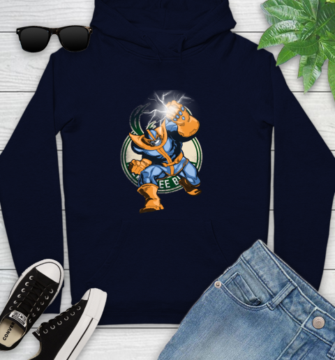 Milwaukee Bucks NBA Basketball Thanos Avengers Infinity War Marvel Youth Hoodie 3