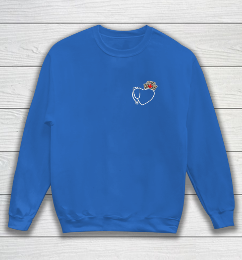 Heart Stethoscope Cute Love Nursing Gifts Valentine Day 2022 Sweatshirt 5