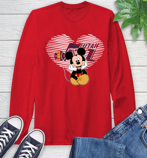NBA Utah Jazz The Heart Mickey Mouse Disney Basketball Long Sleeve T-Shirt 11