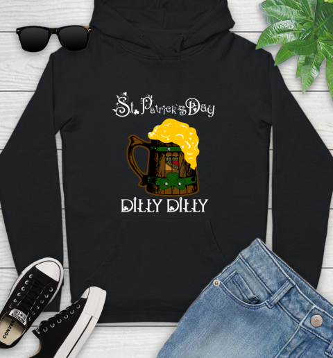 NHL New York Rangers St Patrick's Day Dilly Dilly Beer Hockey Sports Youth Hoodie